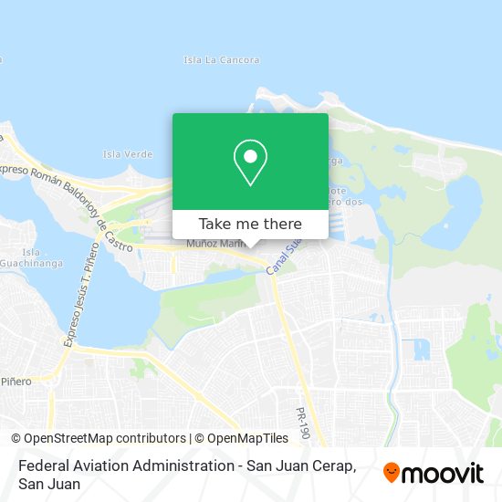 Federal Aviation Administration - San Juan Cerap map