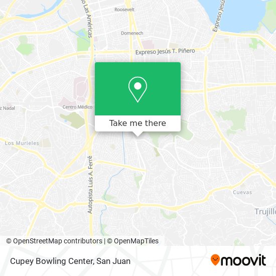 Cupey Bowling Center map