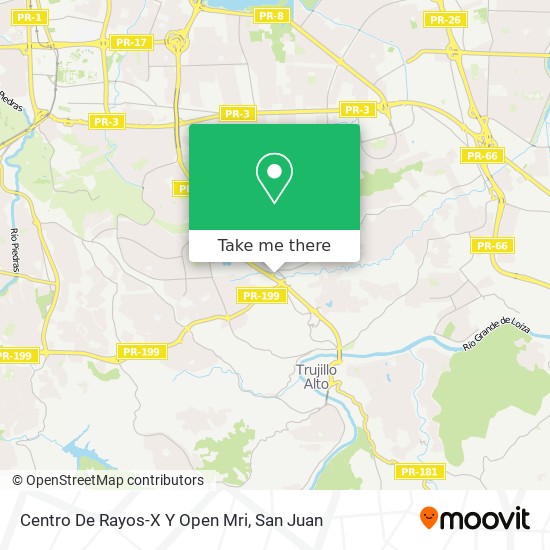 Centro De Rayos-X  Y Open Mri map