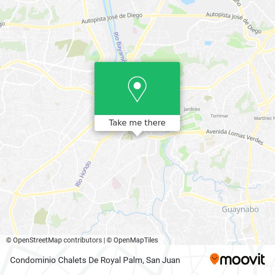 Condominio Chalets De Royal Palm map