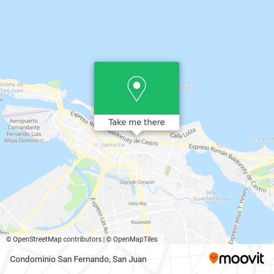 Condominio San Fernando map