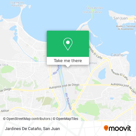 Mapa de Jardines De Cataño