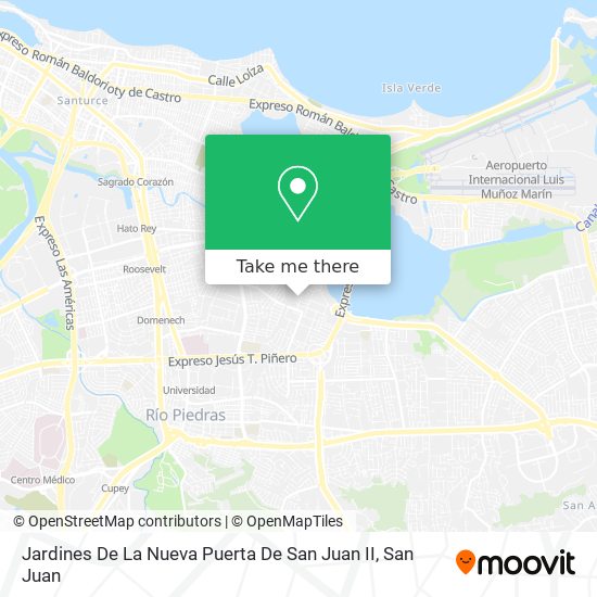 Mapa de Jardines De La Nueva Puerta De San Juan II