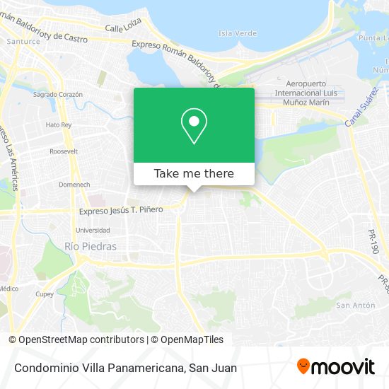 Condominio Villa Panamericana map