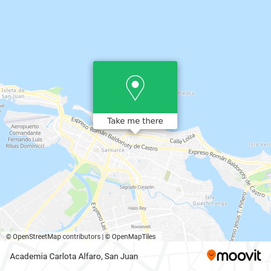 Mapa de Academia Carlota Alfaro
