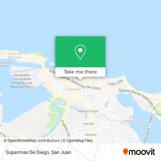 Supermax De Diego map