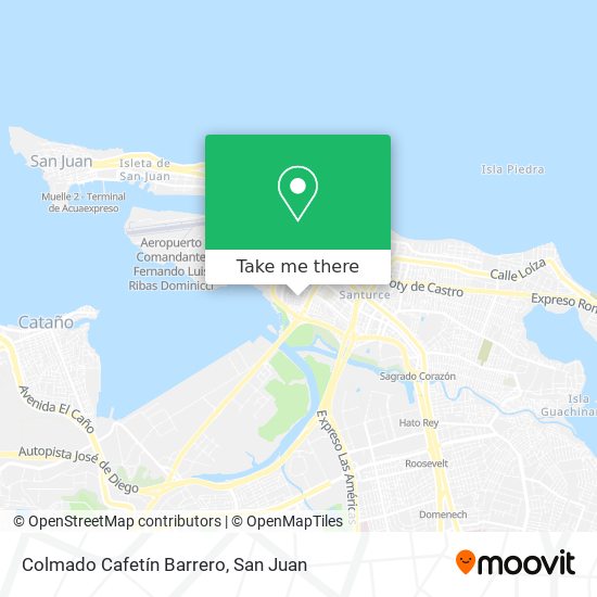 Colmado Cafetín Barrero map