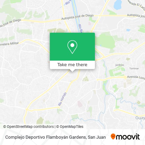 Complejo Deportivo Flamboyán Gardens map