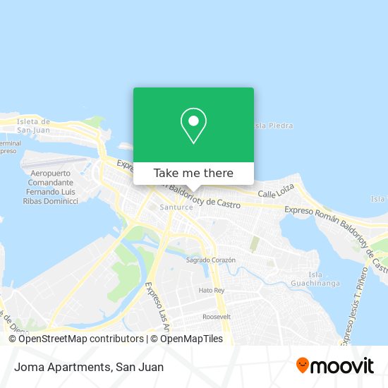 Joma Apartments map