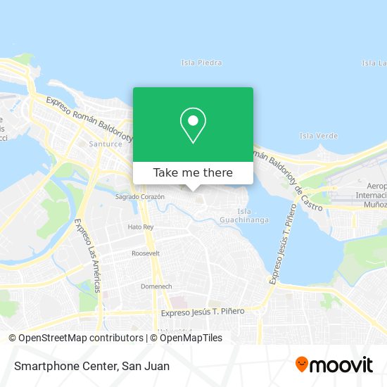 Mapa de Smartphone Center