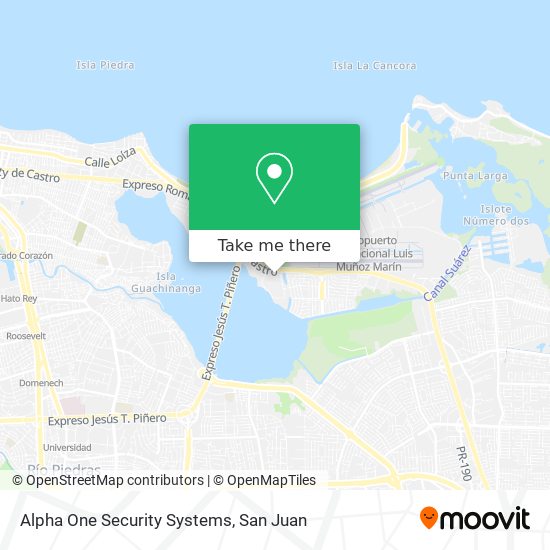 Alpha One Security Systems map