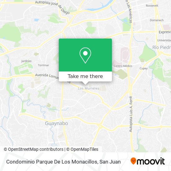 Condominio Parque De Los Monacillos map
