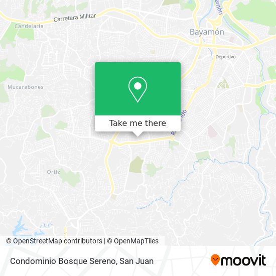 Mapa de Condominio Bosque Sereno