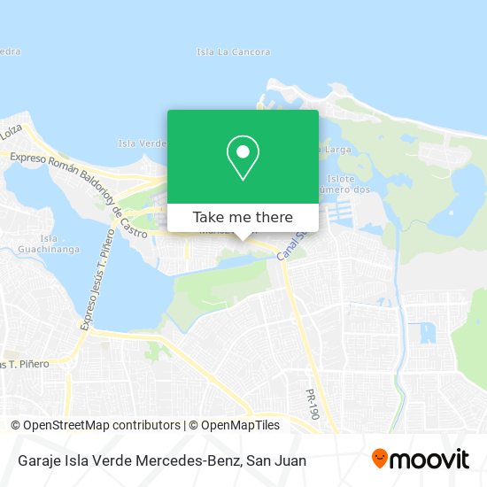 Garaje Isla Verde Mercedes-Benz map