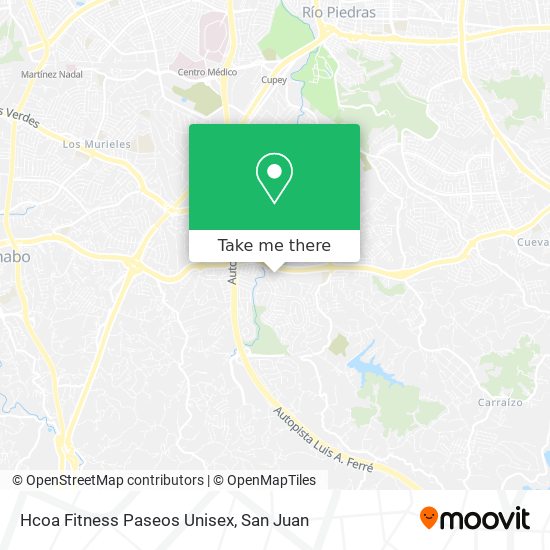 Hcoa Fitness Paseos Unisex map