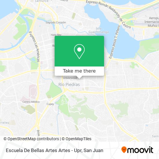 Escuela De Bellas Artes Artes - Upr map