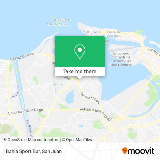 Mapa de Bahía Sport Bar