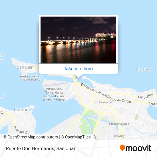 Mapa de Puente Dos Hermanos