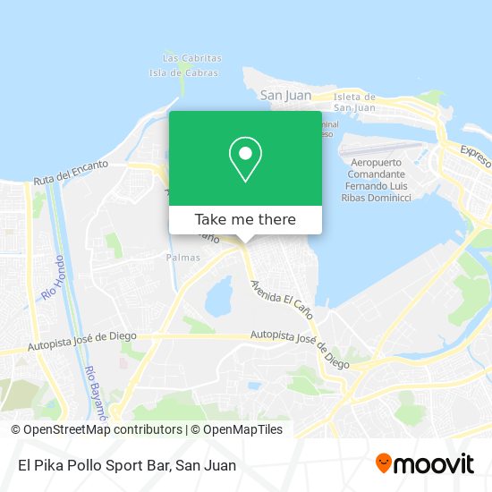 El Pika Pollo Sport Bar map