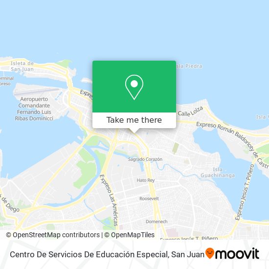 Centro De Servicios De Educación Especial map