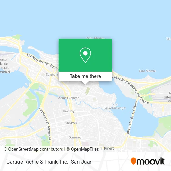 Garage Richie & Frank, Inc. map