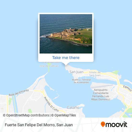 Fuerte San Felipe Del Morro map