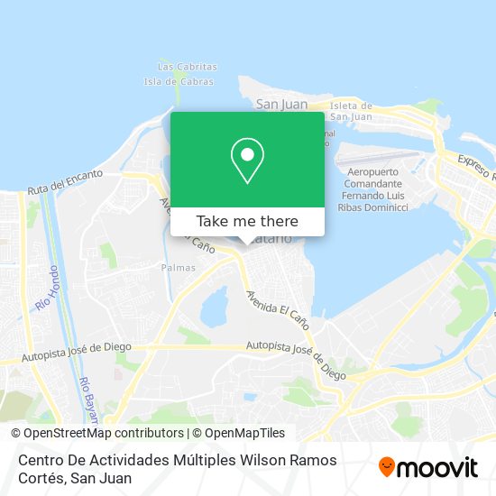 Mapa de Centro De Actividades Múltiples Wilson Ramos Cortés