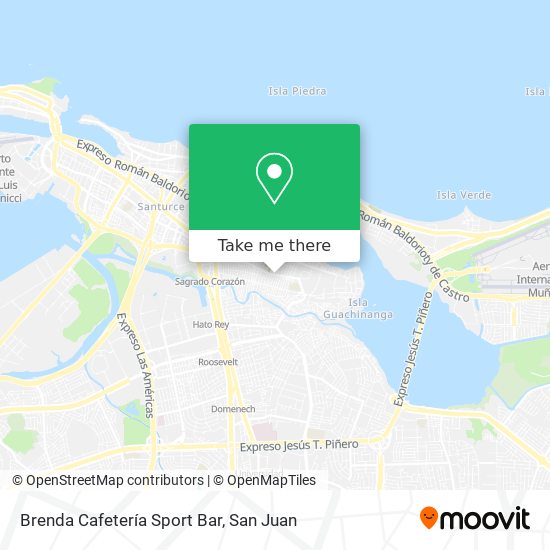 Brenda Cafetería Sport Bar map