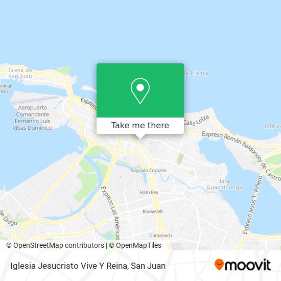Iglesia Jesucristo Vive Y Reina map