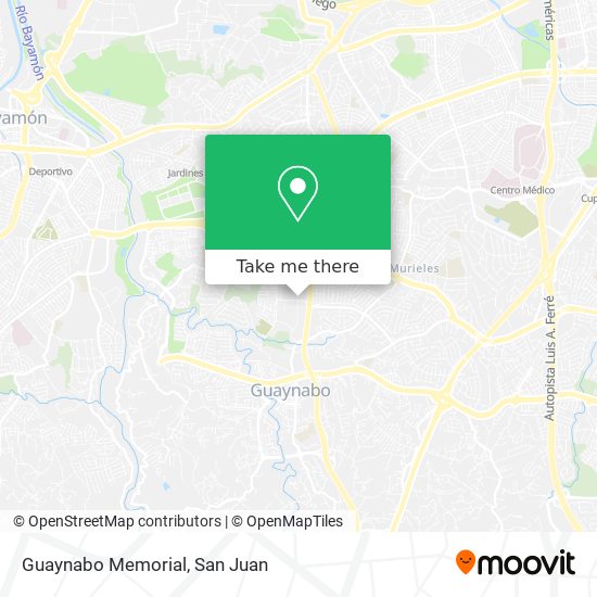 Mapa de Guaynabo Memorial