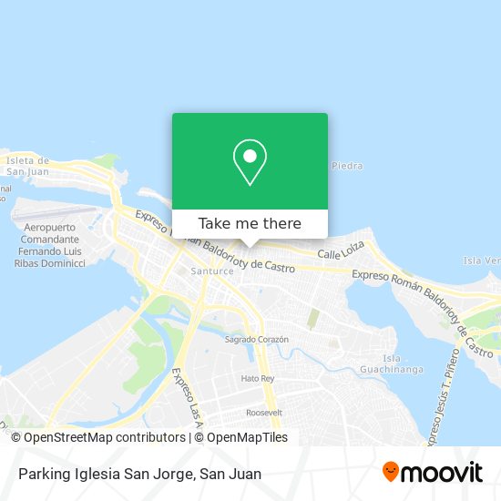 Parking Iglesia San Jorge map