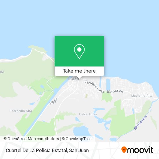 Cuartel De La Policía Estatal map