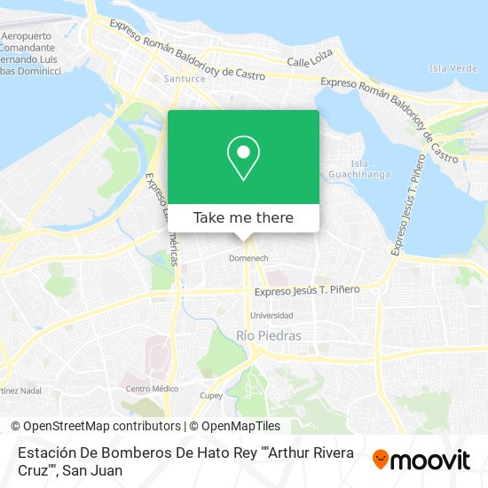 Estación De Bomberos De Hato Rey ""Arthur Rivera Cruz"" map