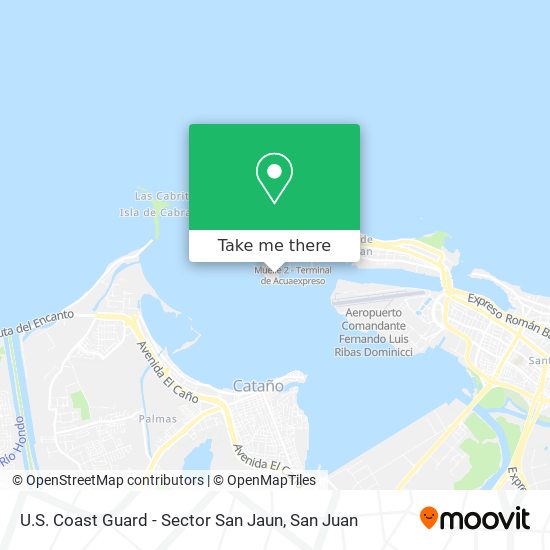 U.S. Coast Guard - Sector San Jaun map