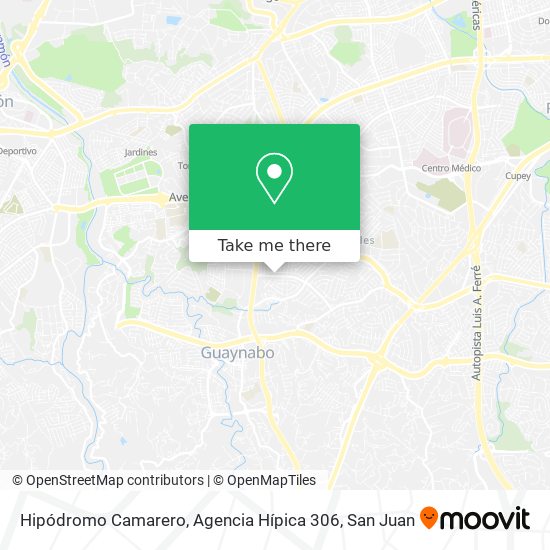 Hipódromo Camarero, Agencia Hípica 306 map