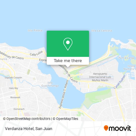Verdanza Hotel map