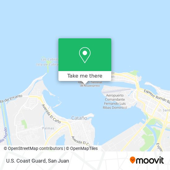 U.S. Coast Guard map