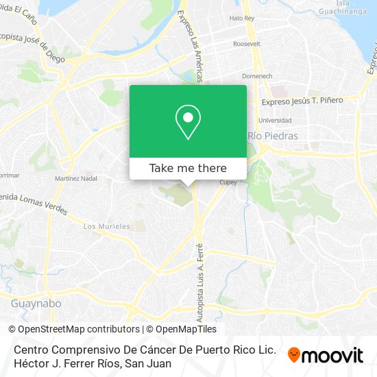 Centro Comprensivo De Cáncer De Puerto Rico Lic. Héctor J. Ferrer Ríos map