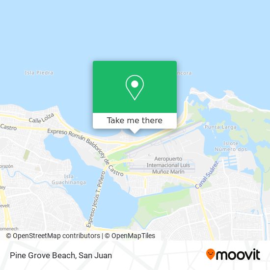 Pine Grove Beach map