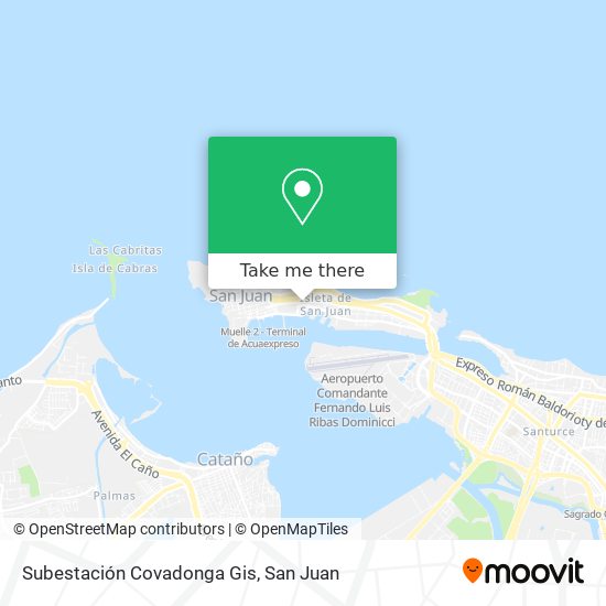 Subestación Covadonga Gis map