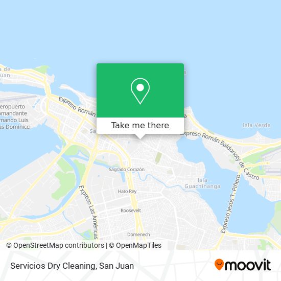 Servicios Dry Cleaning map