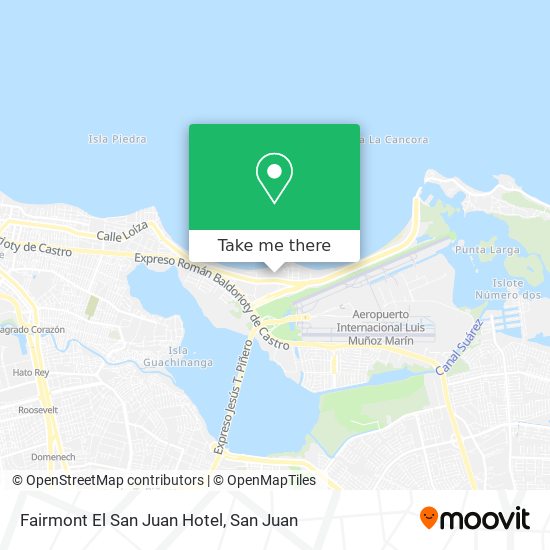 Mapa de Fairmont El San Juan Hotel