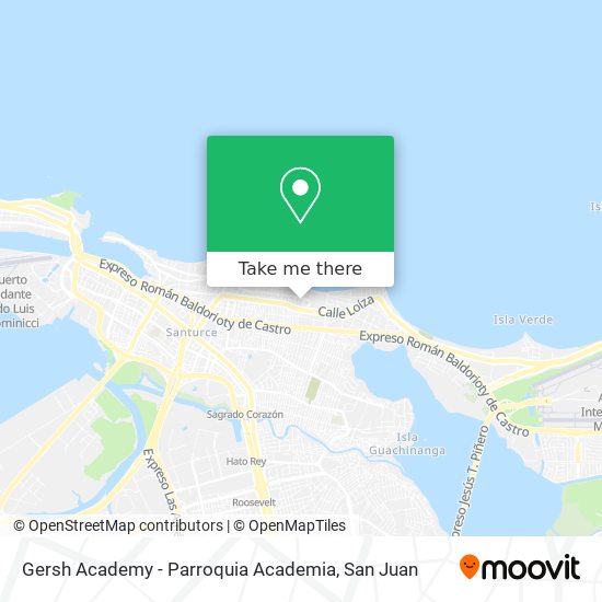 Gersh Academy - Parroquia Academia map