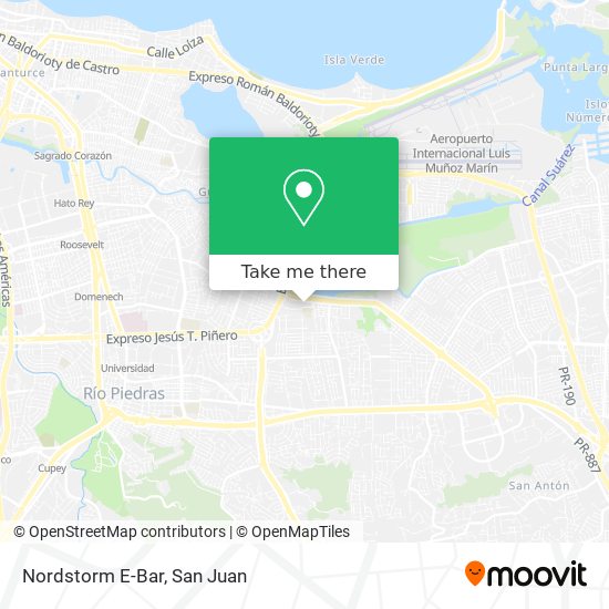 Nordstorm E-Bar map