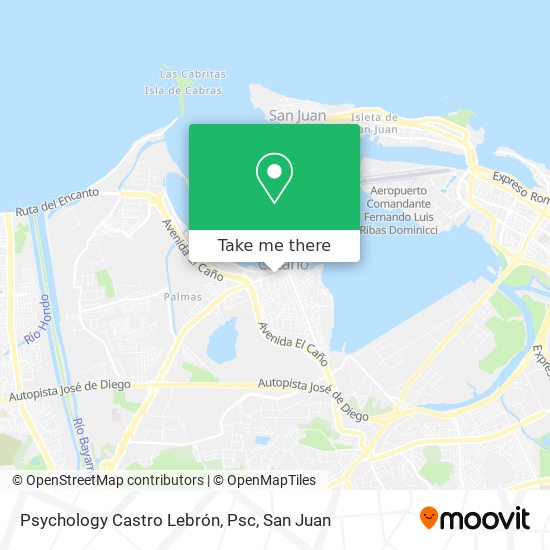 Psychology Castro Lebrón, Psc map