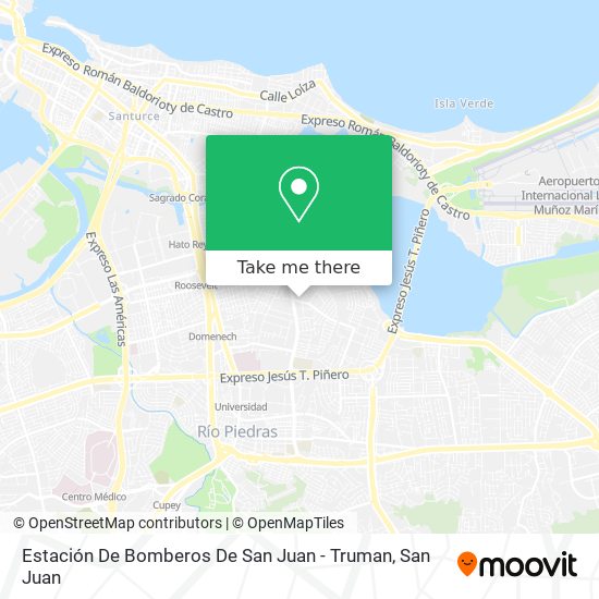 Estación De Bomberos De San Juan - Truman map