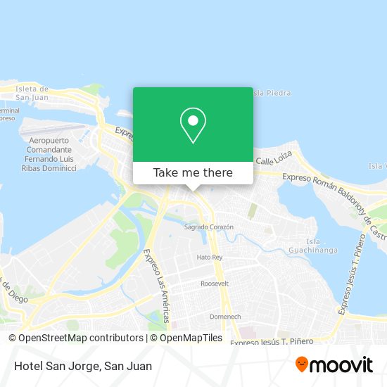 Hotel San Jorge map
