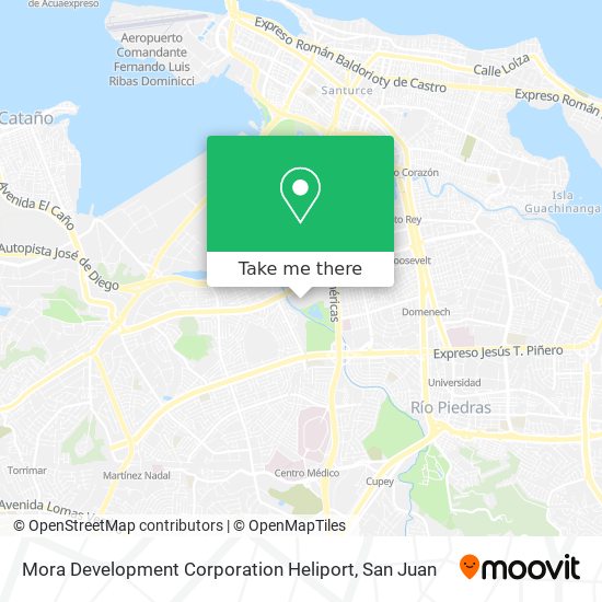 Mora Development Corporation Heliport map
