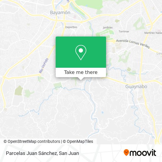 Parcelas Juan Sánchez map