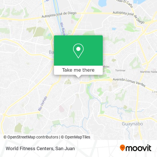 World Fitness Centers map